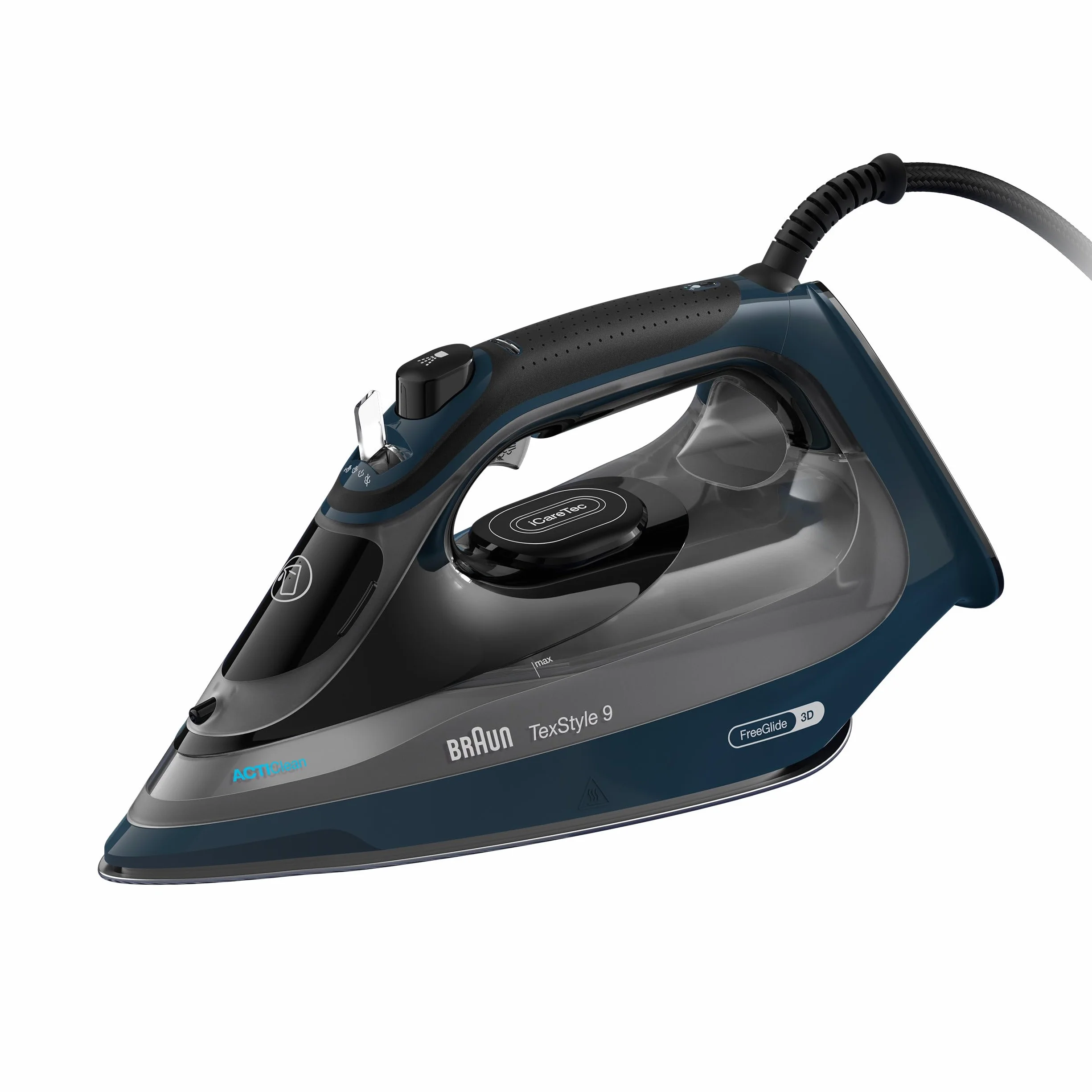 Braun Texstyle 9 Żelazko, Ciemnoniebieski/Czarny, 3200 W