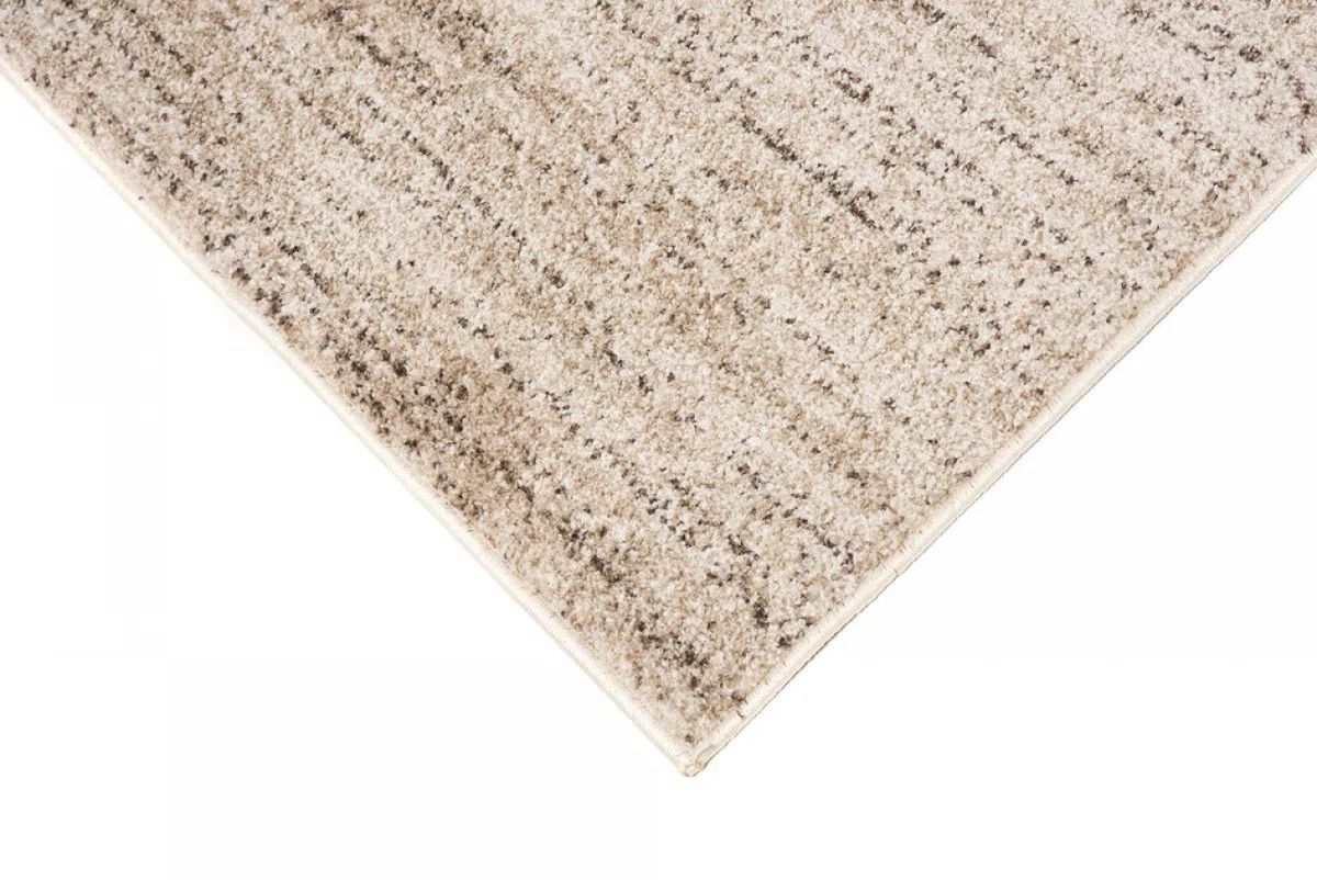TAPISO Dywan Sari z krótkim włosiem, nowoczesny, designerski, beżowy, kremowy, nakrapiany, do salonu, sypialni, Öko-Tex, 190 x 270 cm