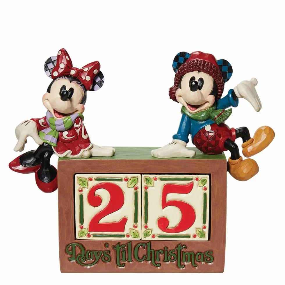 Enesco Disney Tradycje Mickey & Minnie Countdown Bloc Figurka