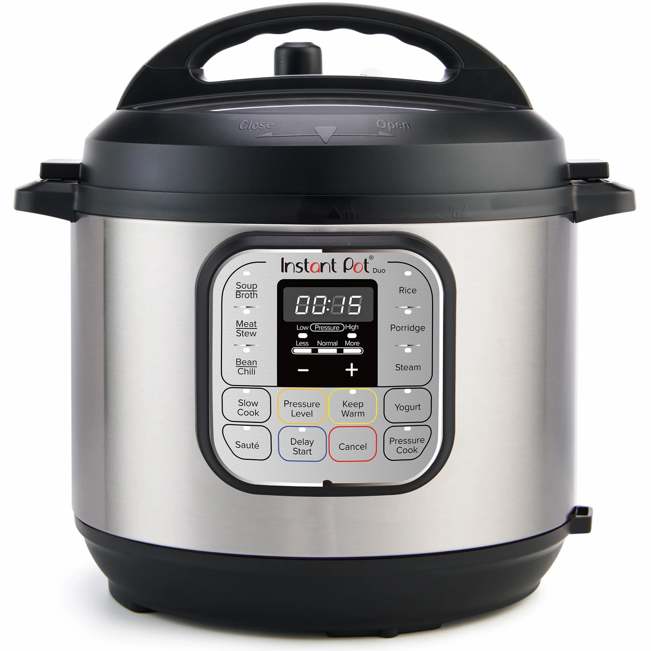 Instant Pot Duo 7-w-1 multicooker 5,7L – szczotkowana stal nierdzewna, duży szybkowar, wolnowar, ryżowar, patelnia do smażenia, jogurtownica, parownica i podgrzewacz żywności, zmywacza do zmywarki