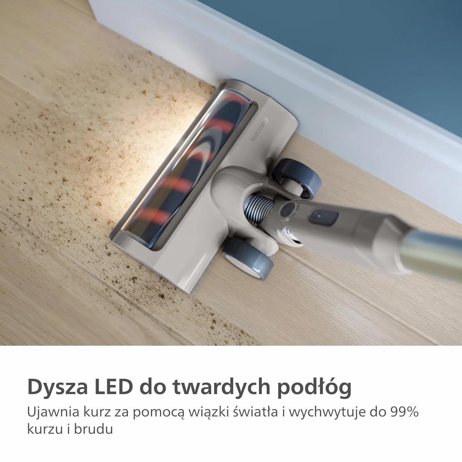 Philips Bezprzewodowy Odkurzacz Serii 2000 40 min LED Dysza Wymienny Akumulator XC2012/01