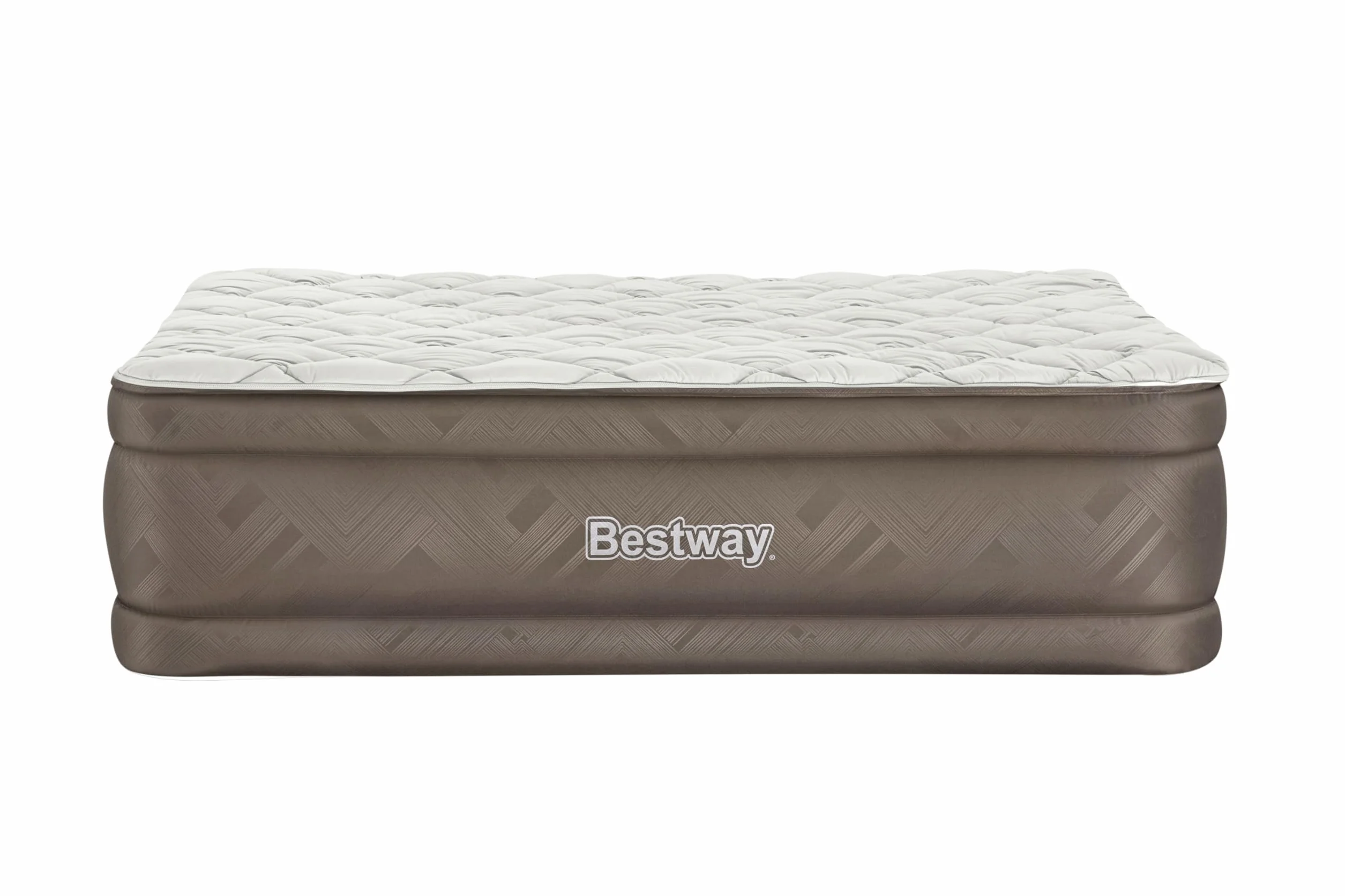 Bestway Fortech podwójny materac dmuchany 203 x 152 x 51 cm z pompą elektryczną