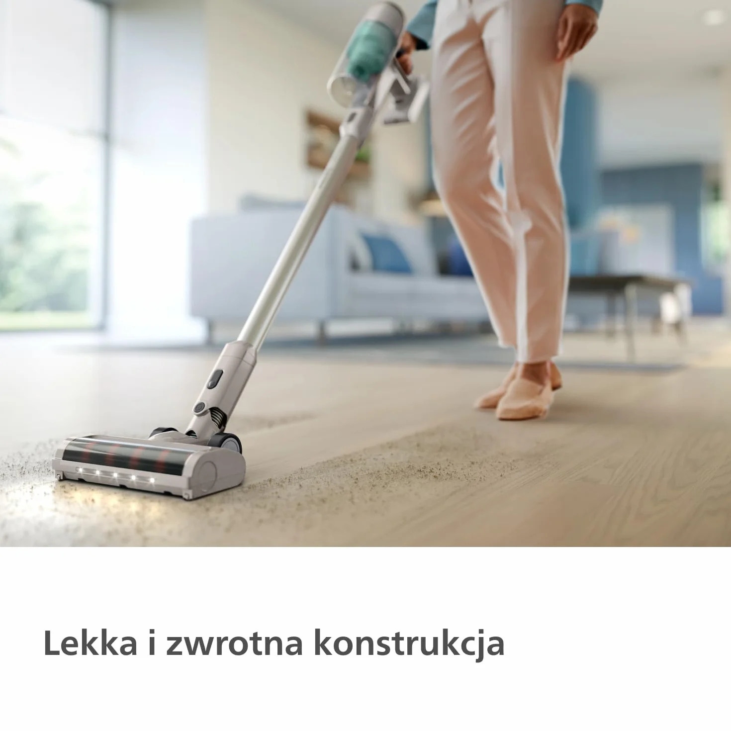 Philips Bezprzewodowy Odkurzacz Serii 2000 40 min LED Dysza Wymienny Akumulator XC2012/01