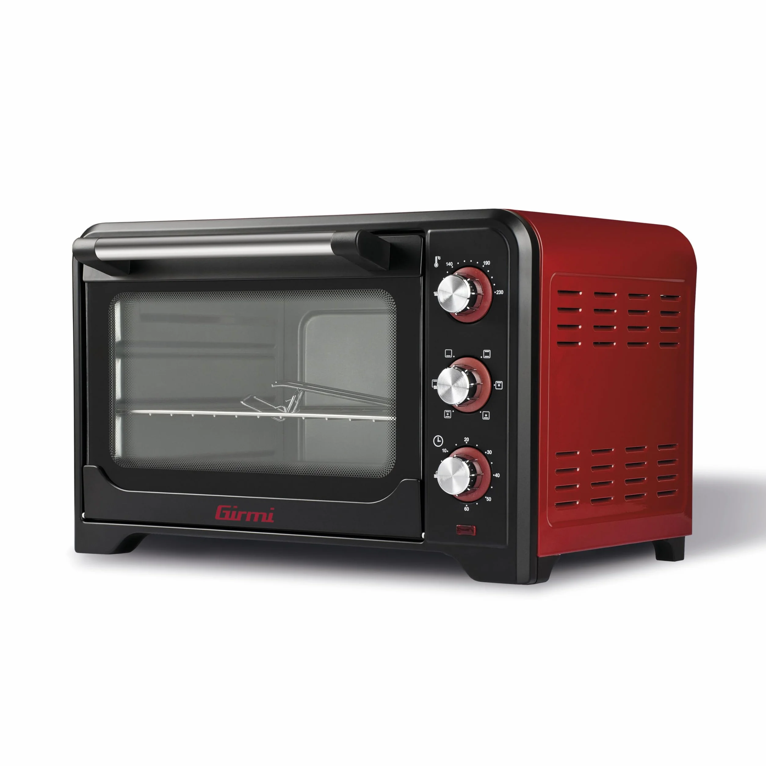 Girmi FE3000 piec elektryczny, 1600 W, stal nierdzewna, czerwony