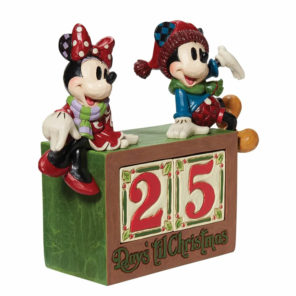 Enesco Disney Tradycje Mickey & Minnie Countdown Bloc Figurka