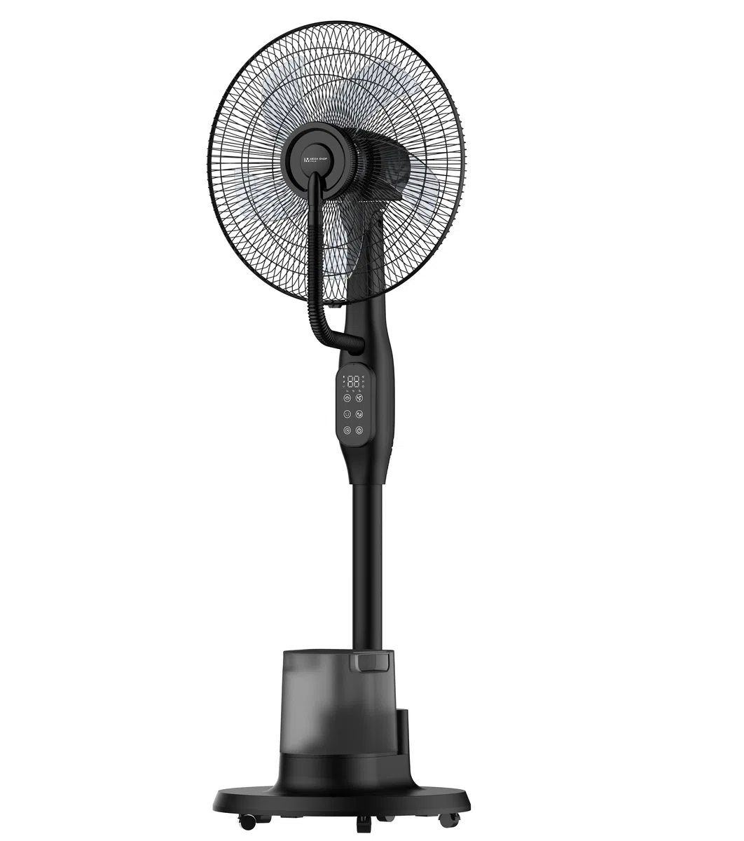 Megashopitalia Wentylator stojący z rozpylaczem 90 W, oscylacją i timerem do 24 godzin