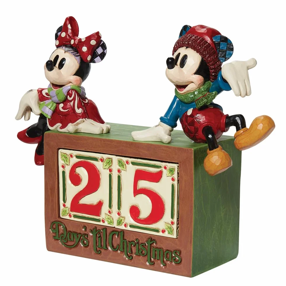 Enesco Disney Tradycje Mickey & Minnie Countdown Bloc Figurka